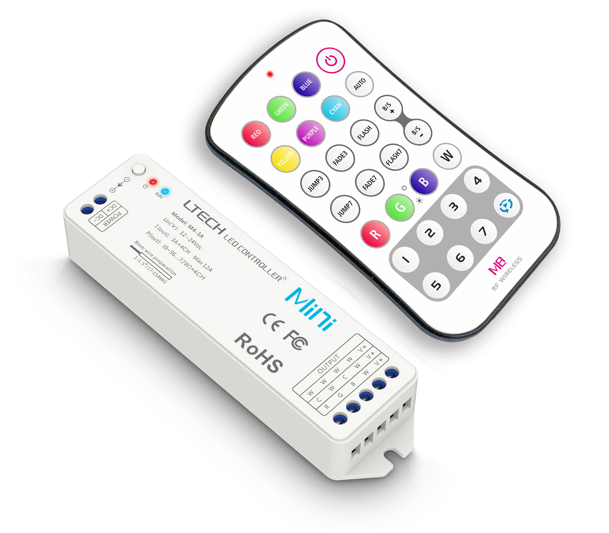 Remote Control Kit Controllers LTECH DMX / RGB / WWCW Remote Control Kit Controllers LTECH DMX / RGB / WWCW